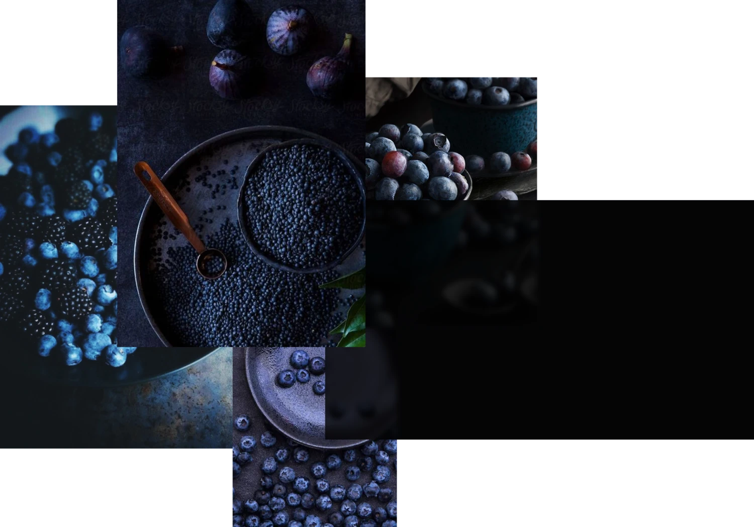 Поиск палитры Food Formula: черника, инжир, тёмные оттенки и цветовые сочетания